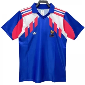 Frankreich World Cup Retro Trikot 1990 Heim Herren