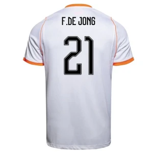 Frenkie de Jong #21 Niederlande Fußballtrikot WM 2026 Auswärtstrikot Herren