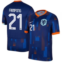 Frimpong #21 Niederlande Fußballtrikot EM 2024 Auswärtstrikot Herren