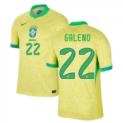 Galeno #22 Brasilien Fußballtrikots Copa America 2024 Heimtrikot Herren