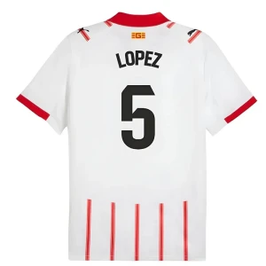 Girona FC Lopez #5 Fußballtrikot 2025-26 Heimtrikot Herren