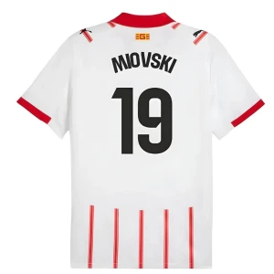 Girona FC Miovski #19 Fußballtrikot 2025-26 Heimtrikot Herren