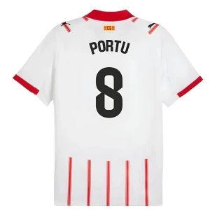Girona FC Portu #8 Fußballtrikot 2025-26 Heimtrikot Herren