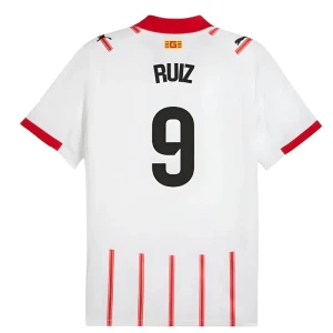 Girona FC Ruiz #9 Fußballtrikot 2025-26 Heimtrikot Herren