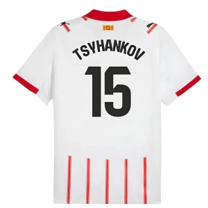 Girona FC Tsyhankov #15 Fußballtrikot 2025-26 Heimtrikot Herren
