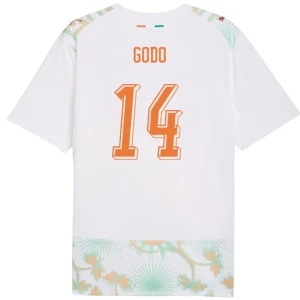 Godo #14 Elfenbeinküste Fußballtrikot WM 2026 Auswärtstrikot Herren