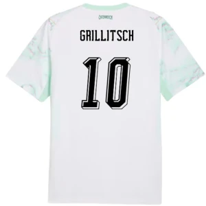 Grillitsch #10 Österreich Fußballtrikot WM 2026 Auswärtstrikot Herren