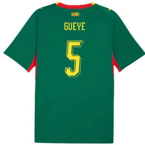 Gueye #5 Senegal Fußballtrikot WM 2026 Auswärtstrikot Herren