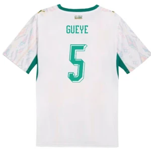 Gueye #5 Senegal Fußballtrikot WM 2026 Heimtrikot Herren