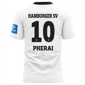 Hamburger SV Pherai #10 Fußballtrikot 2024-25 Heimtrikot Herren