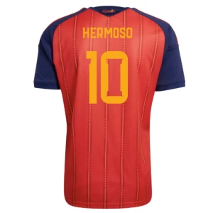 Hermoso #10 Spanien Fußballtrikot WM 2026 Heimtrikot Herren