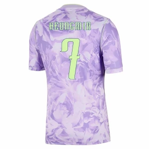 Heungmin #7 Südkorea Fußballtrikot WM 2026 Auswärtstrikot Herren