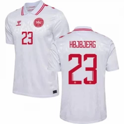 Hojbjerg #23 Dänemark Fußballtrikot EM 2024 Auswärtstrikot Herren