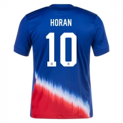 Horan #10 USA Fußballtrikots Copa America 2024 Auswärtstrikot Herren