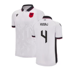 Hysaj #4 Albanien Fußballtrikot EM 2024 Auswärtstrikot Herren