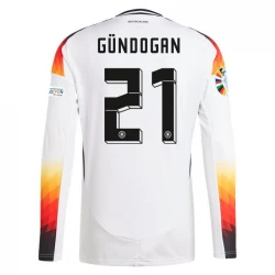 İlkay Gündoğan #21 Deutschland Fußballtrikot EM 2024 Heimtrikot Herren Langarm
