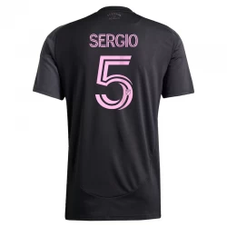 Inter Miami CF Fußballtrikot 2025-26 Sergio #5 Auswärtstrikot Herren
