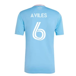 Inter Miami CF Fußballtrikot Aviles #6 2025-26 Ausweichtrikot Herren