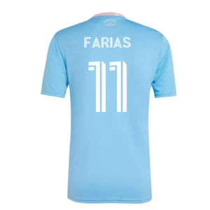 Inter Miami CF Fußballtrikot Farias #11 2025-26 Ausweichtrikot Herren