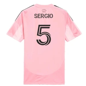 Inter Miami CF Sergio #5 Fußballtrikot 2025-26 Heimtrikot Herren