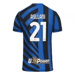 Inter Milan Asllani #21 Fußballtrikot 2024-25 Heimtrikot Herren