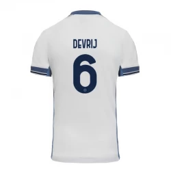 Inter Milan Fußballtrikot 2024-25 De Vrij #6 Auswärtstrikot Herren