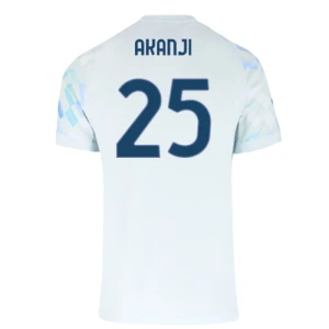 Inter Milan Fußballtrikot 2025-26 Akanji #25 Auswärtstrikot Herren