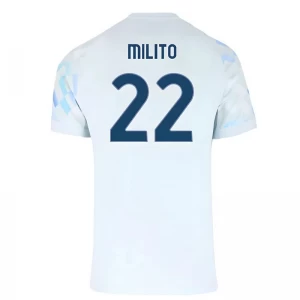 Inter Milan Fußballtrikot 2025-26 Milito #22 Auswärtstrikot Herren