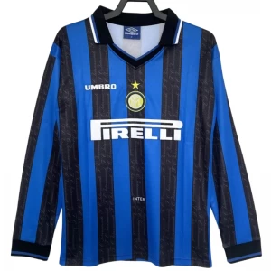 Inter Milan Retro Trikot 1997-98 Heim Herren Langarm
