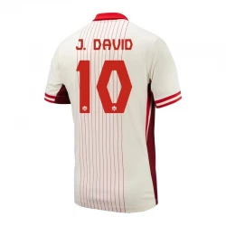 J. David #10 Kanada Fußballtrikot Copa America 2024 Auswärtstrikot Herren