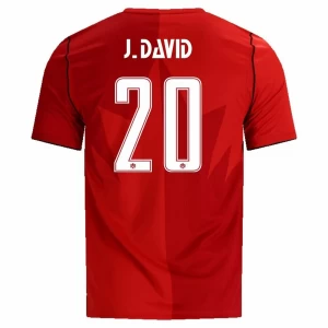 J. David #20 Kanada Fußballtrikot WM 2026 Heimtrikot Herren
