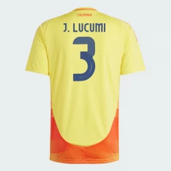 J. Lucumi #3 Kolumbien Fußballtrikots Copa America 2024 Heimtrikot Herren