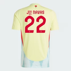 J. Navas #22 Spanien Fußballtrikots EM 2024 Auswärtstrikot Herren