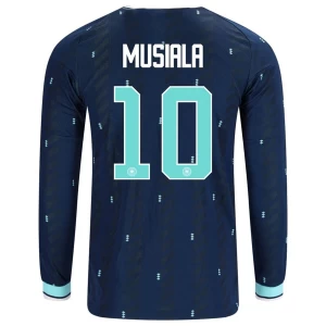 Jamal Musiala #10 Deutschland Fußballtrikot WM 2026 Auswärtstrikot Herren Langarm