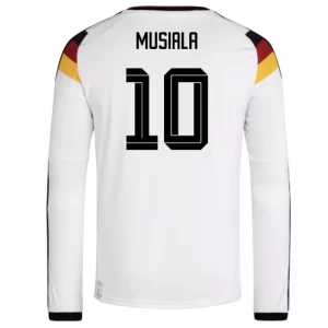 Jamal Musiala #10 Deutschland Fußballtrikot WM 2026 Heimtrikot Herren Langarm