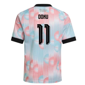 Jérémy Doku #11 Belgien Fußballtrikot WM 2026 Auswärtstrikot Herren