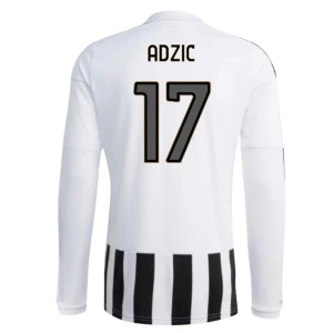 Juventus FC Adzic #17 Fußballtrikot 2026-27 Heimtrikot Herren Langarm