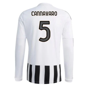 Juventus FC Cannavaro #5 Fußballtrikot 2026-27 Heimtrikot Herren Langarm
