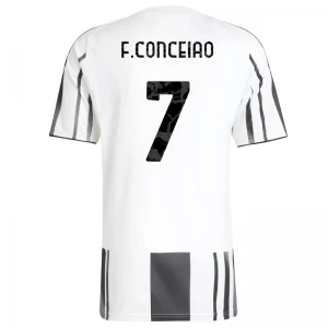 Juventus FC F. Conceiao #7 Fußballtrikot 2025-26 Heimtrikot Herren