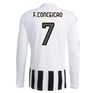 Juventus FC F. Conceicao #7 Fußballtrikot 2026-27 Heimtrikot Herren Langarm