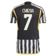 Juventus FC Federico Chiesa #7 Fußballtrikots 2023-24 Heimtrikot Herren