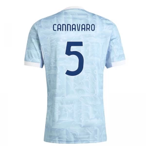 Juventus FC Fußballtrikot 2025-26 Cannavaro #5 Auswärtstrikot Herren