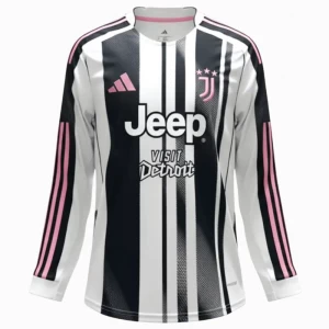 Juventus FC Fußballtrikot 2025-26 Heimtrikot Herren Langarm