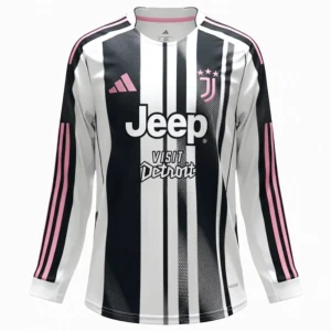Juventus FC Fußballtrikot 2025-26 Heimtrikot Herren Langarm
