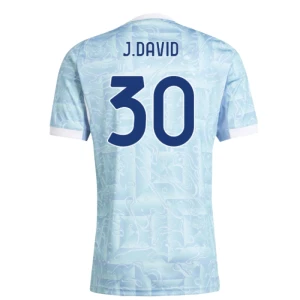 Juventus FC Fußballtrikot 2025-26 J. David #30 Auswärtstrikot Herren