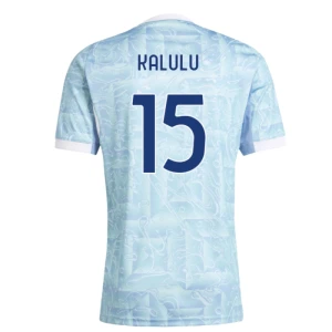 Juventus FC Fußballtrikot 2025-26 Kalulu #15 Auswärtstrikot Herren