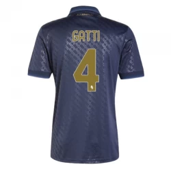 Juventus FC Fußballtrikot Gatti #4 2024-25 Ausweichtrikot Herren
