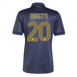 Juventus FC Fußballtrikot Miretti #20 2024-25 Ausweichtrikot Herren