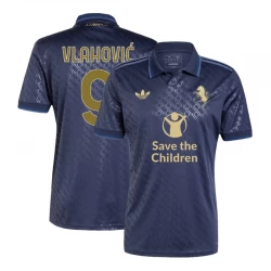 Juventus FC Fußballtrikot Vlahovic #9 2024-25 Save The Children Ausweichtrikot Herren
