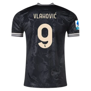Juventus FC Fußballtrikot Vlahovic #9 2025-26 Ausweichtrikot Herren
